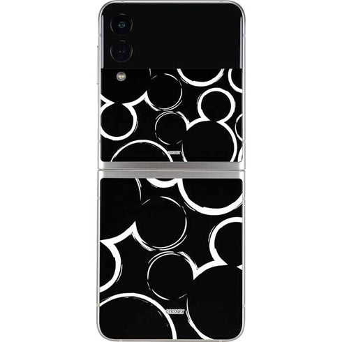 Disney Mickey Mouse Logo Pattern Galaxy Z Flip3 5G Skin